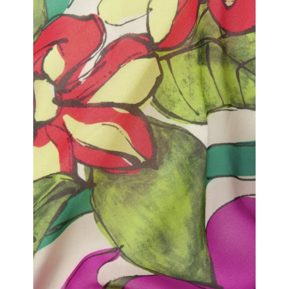 Ungaro $995 Ambrose One Shoulder Floral Maxi Dress XS NWT - Picture 12 of 12